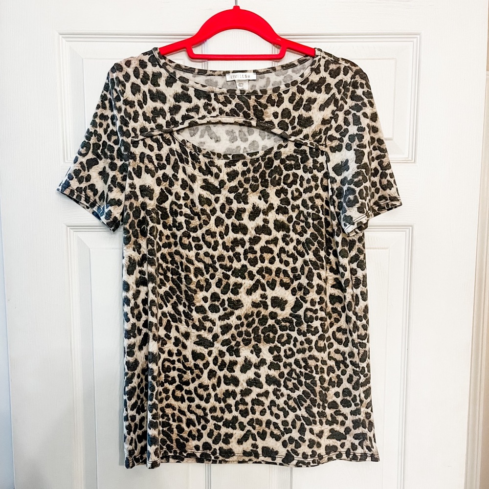 Super soft leopard print top